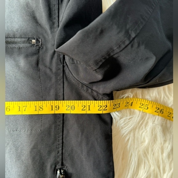 Men’s Express Black Coat Jacket Size Large - Picture 8 of 10